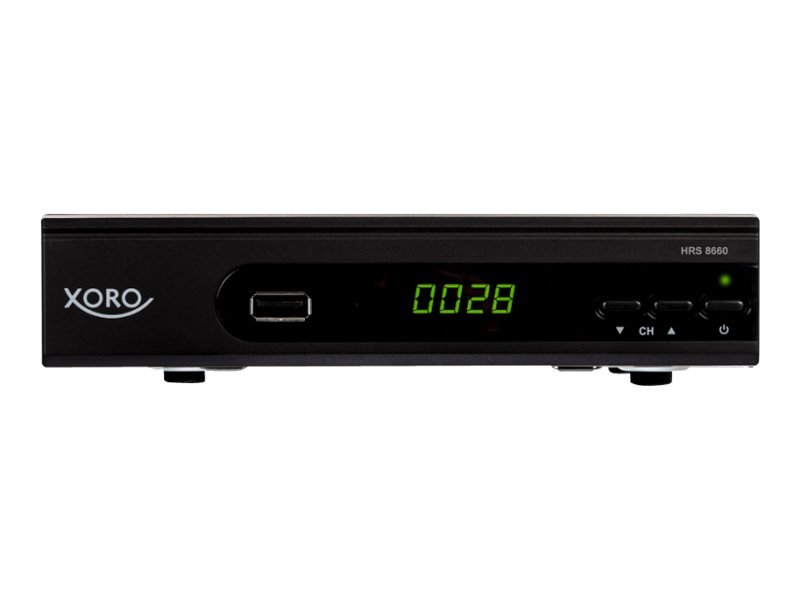 Xoro HRS 8660 Satellitenreceiver Schwarz