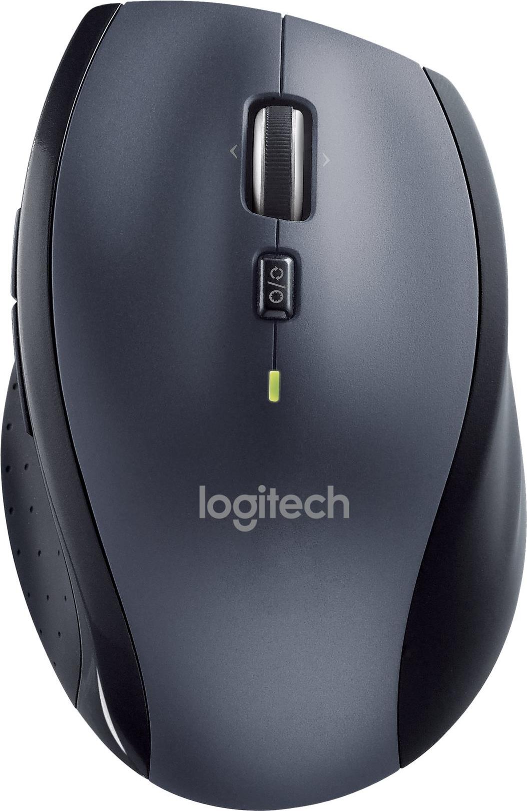 Logitech Marathon M705 Kabellose Maus 7 Tasten Holzkohlefarben