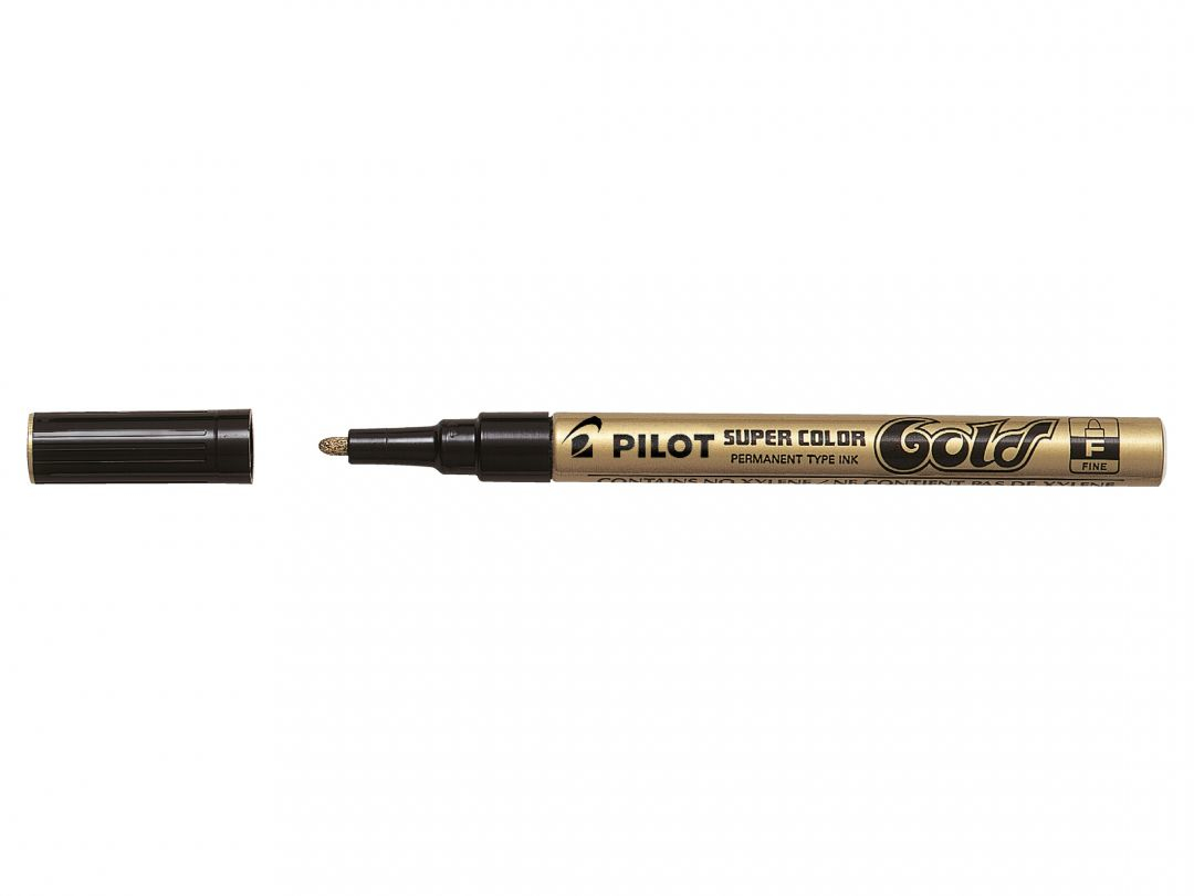 PILOT Super Color Permanentmarker Fein Gold