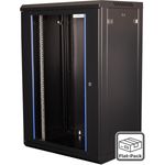 Wirewin 19\" Wandschrank, einteilig, Pro 3nd Generation, Flat-Pack, 600x450mm, schwarz Schränke (WCAB PS3 600X450X12U B FP)