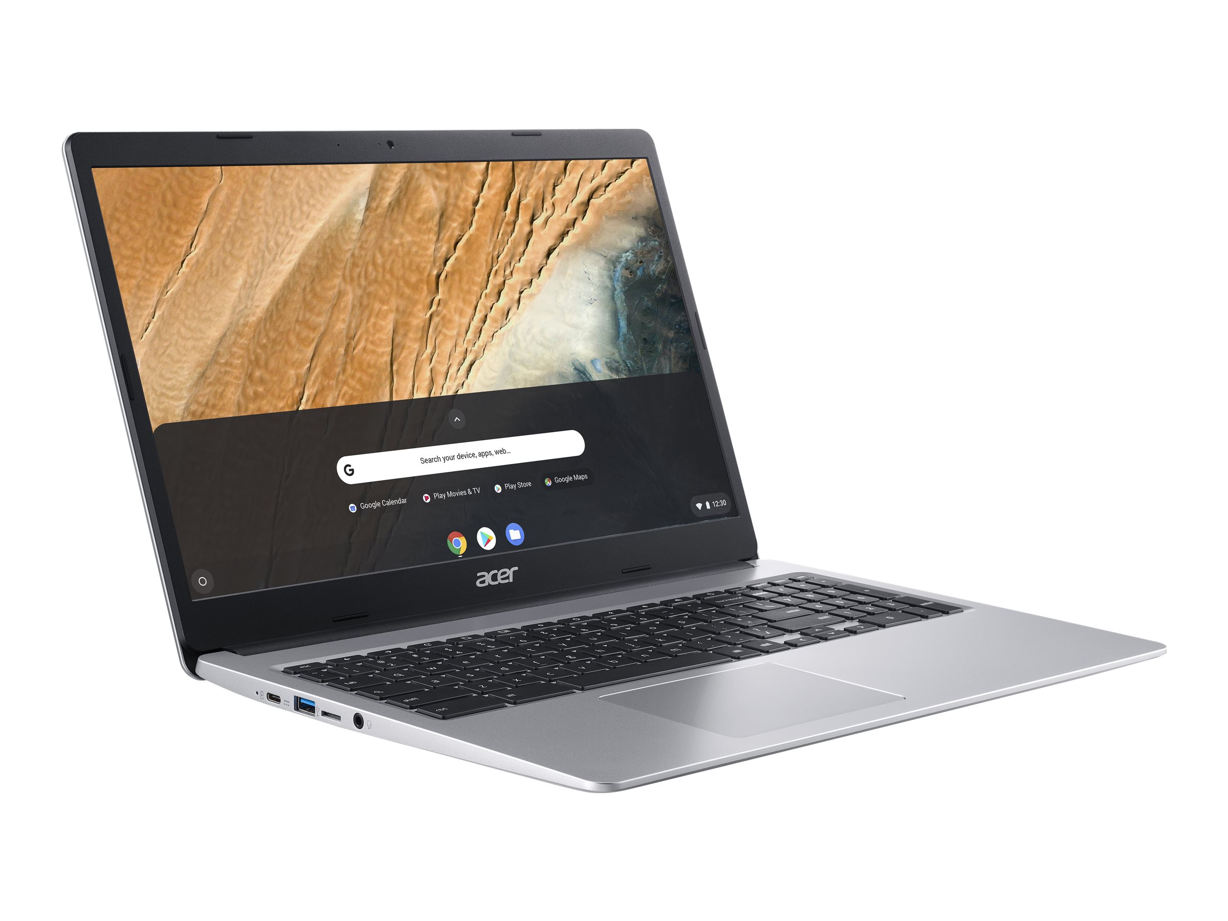 Acer Chromebook 315 CB315-3HT 15.6" Full HD Touch Pentium Silver N5030 4 GB RAM 128 GB eMMC Reines Silber