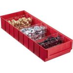 Allit Lagersichtbox ProfiPlus ShelfBox 500B Rot Rot (L x B x H) 185 x 500 x 81 mm (456571)