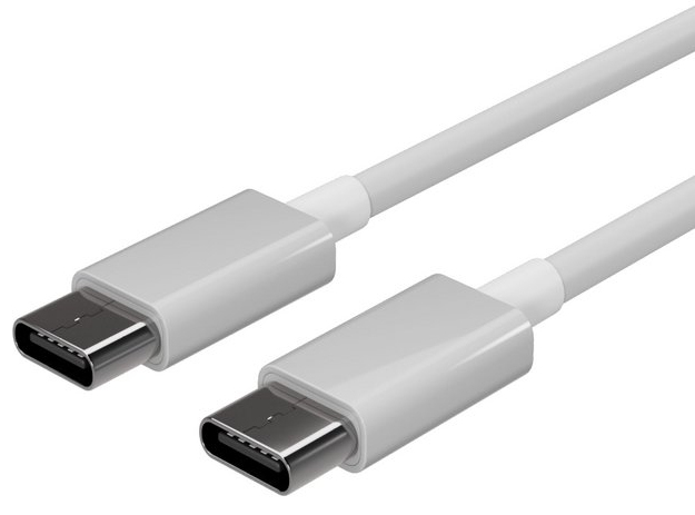 S/CONN maximum connectivity Flexline USB-C auf USB-C Lade-Sync Kabel USB 2.0 60W 0,5 m Weiß