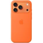 Apple iPhone 17 Pro Silicone Case with MagSafe– Orange (MGFE4ZM/A)