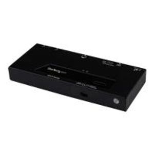 StarTech.com 2 Port HMDI Switch / Verteiler - Automatische Umschaltung mit IR...