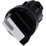 Siemens Drehschalter Frontring Kunststoff Schwarz, Weiß 1 x 45 ° SIRIUS ACT 3SU1002-2BC60-0AA0 1 St. (3SU1002-2BC60-0AA0)