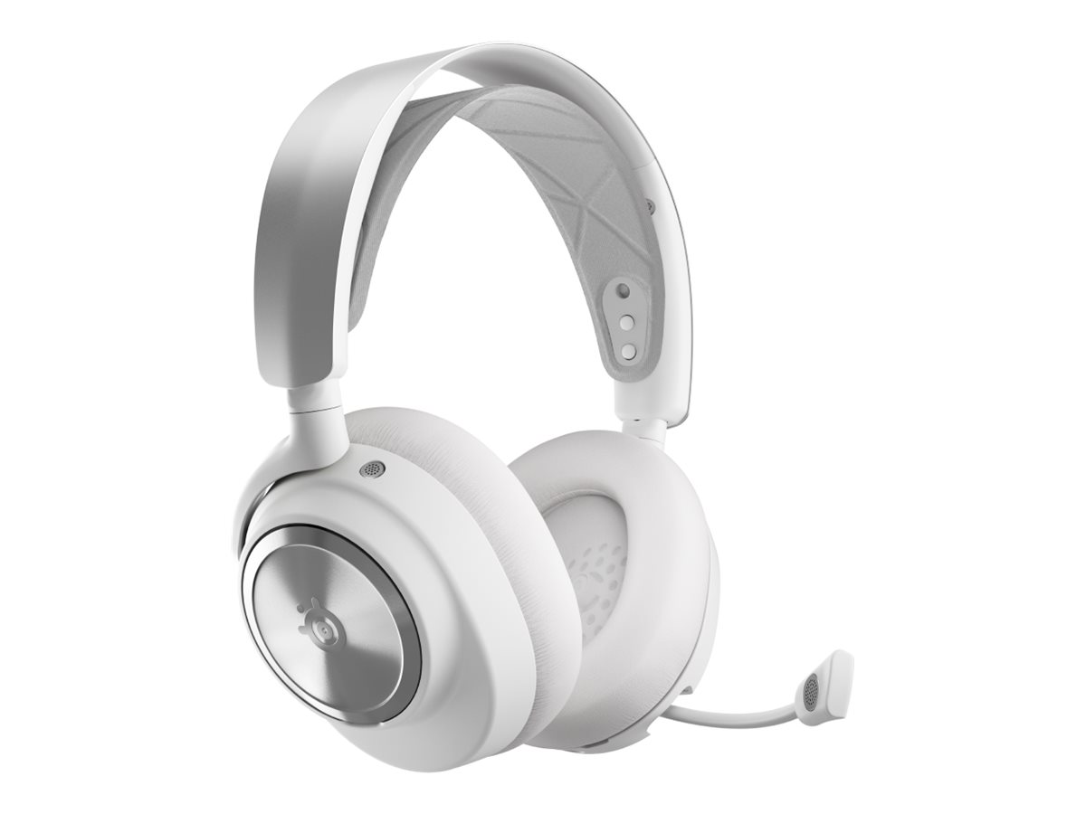 SteelSeries Arctis Nova Pro Ohrumschließendes Gaming-Headset USB Typ-C Stereo ANC Weiß
