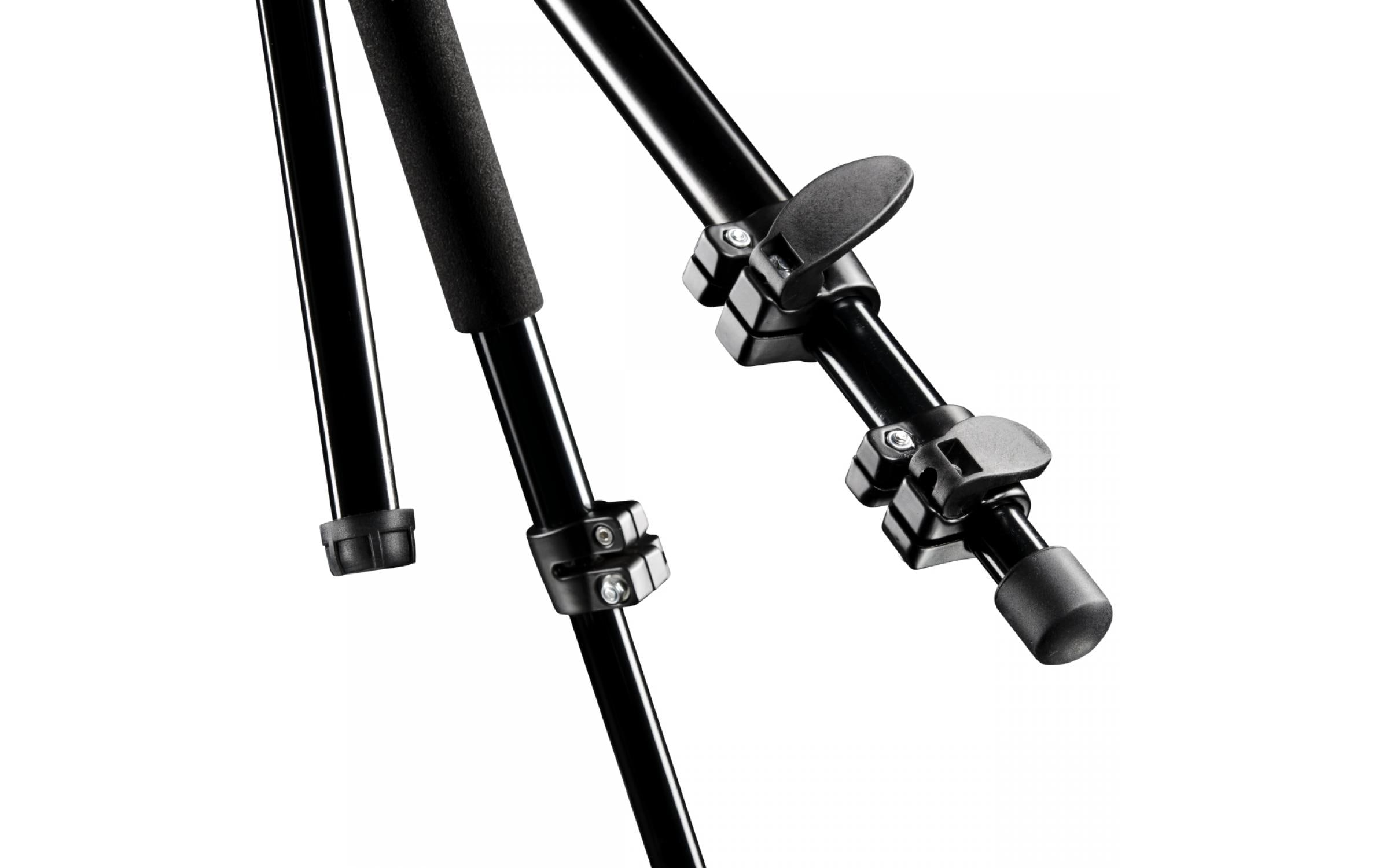 mantona Scout MAX Set Stativ 157 cm Aluminium Schwarz