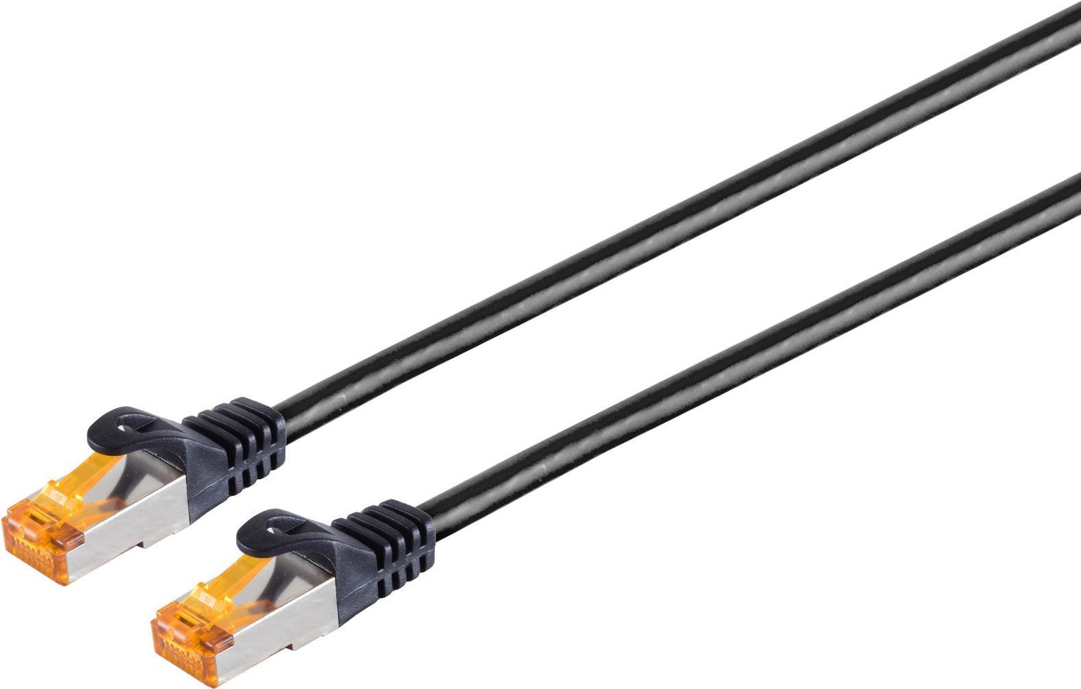 S/CONN maximum connectivity Patchkabel CAT 6a S/FTP Outdoor schwarz 5,0m bis 75m (08-26055-V)