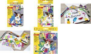 EBERHARD FABER Doppelfasermaler COLORI, 30er Kartonetui mit dicker & dünner Spitze, Strichstärke: 2,0 / 3,0 (550030)