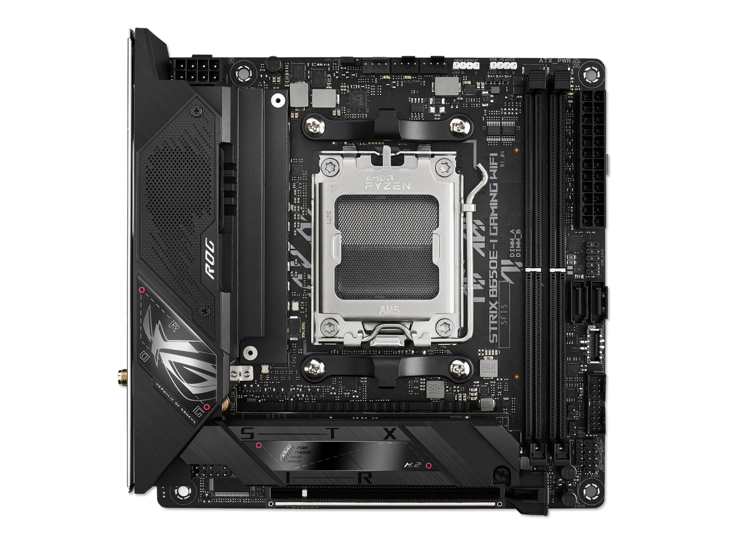 ASUS ROG Strix B650E-I Gaming WiFi Mainboard Mini-ITX AMD B650 AM5 DDR5 Schwarz