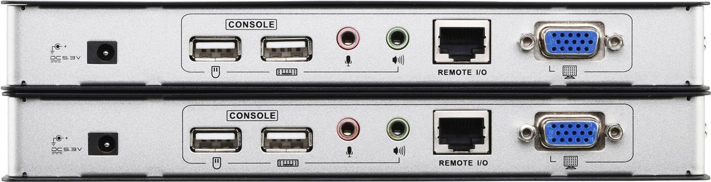 ATEN CE750A KVM-Extender VGA USB Audio RS-232 Schwarz