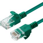 MicroConnect U/UTP CAT6A Slim Green (V-UTP6A0015G-SLIM)