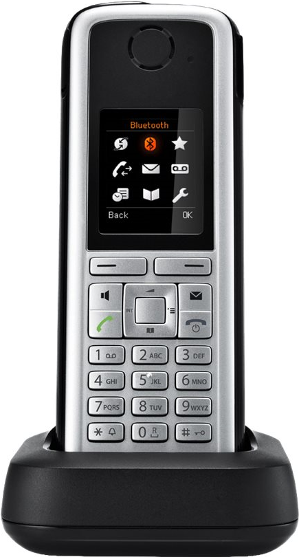 Unify OpenStage M3 Ex Schnurloses Erweiterungshandgerät DECT Bluetooth Schwarz, Silber