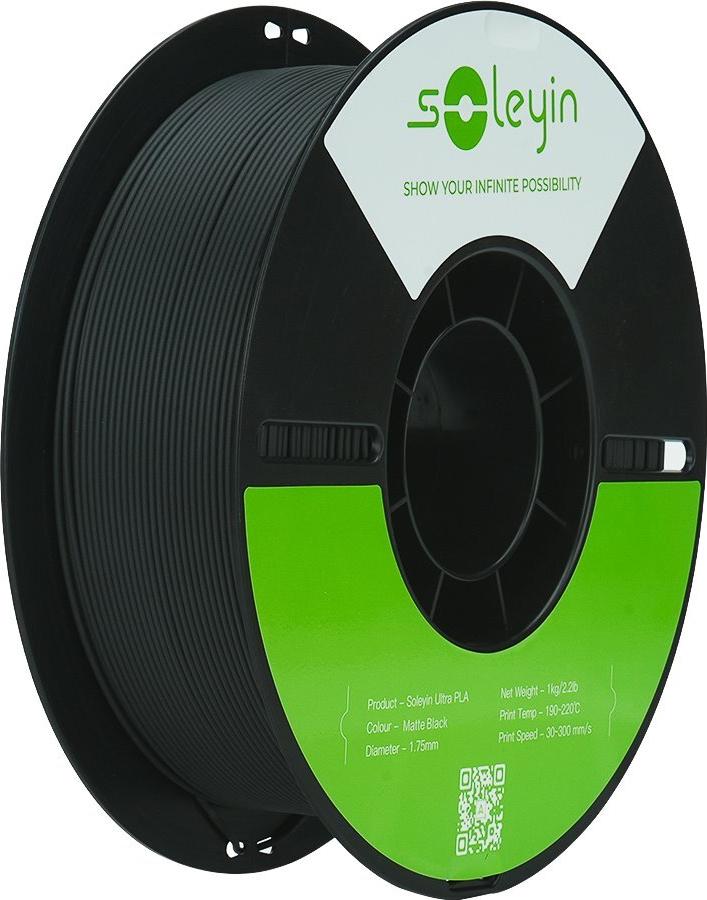 Creality SOLEYIN ULTRA PLA 1,75mm MATTE BLACK 1kg (3301010513)