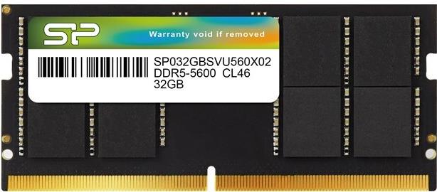Silicon Power DDR5 SODIMM 32GB (1x32GB) 5600MHz CL46 1,1V (SP032GBSVU560F02)