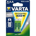Varta PhonePower T 398 - Batterie AAA Typ NiMH 800 mAh (58398101402)