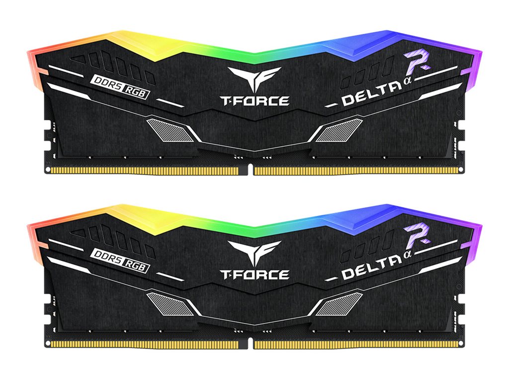 T-FORCE DELTAα RGB DDR5 32 GB RAM 2 x 16 GB 6000 MHz CL30 Schwarz
