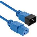 ACT Powercord C20 - C21 IEC60320 blue 3 m (AK5369)