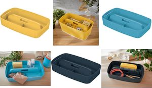 LEITZ Einsatz für Aufbewahrungsbox My Box Cosy, DIN A5, blau aus Kunststoff, BPA-frei, lebensmittelecht mit abgerundeten - 1 Stück (5266-00-61)