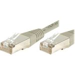 Patchkabel F/UTP, CAT.6, grau, 0,5 m Patchkabel mit besonders schmalem Knickschutz (842050)