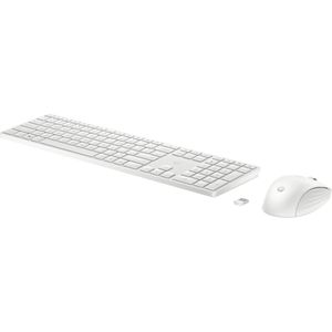 HP 655 - Tastatur-und-Maus-Set - kabellos - 2.4 GHz - QWERTZ - Deutsch - weiß...