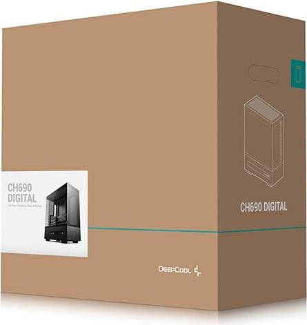 Deepcool CH690 Digital schwarz Tempered Glass x 2 (R-CH690-BKNNA0D-G-1)