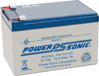 Power-Sonic PS-12120VDS Plombierte Bleisäure (VRLA) 12 Ah 12 V (PS12120VDS)