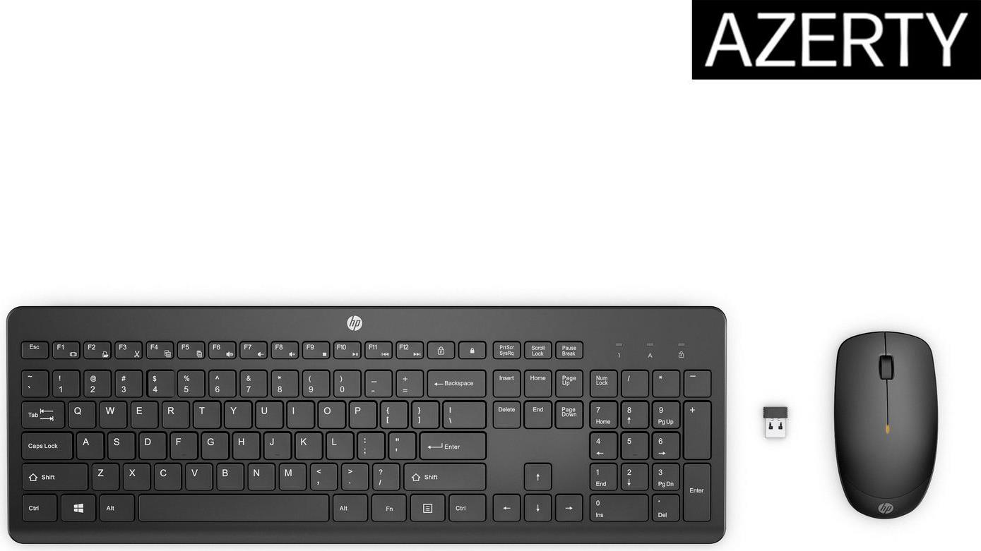 HP Wireless Keyboard Mouse NOR (18H24AA#ABN)