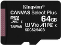 Kingston Technology Canvas Select Plus Speicherkarte 64 GB SDXC Klasse 10 UHS-I (SDCS2/64GB-2P1A)