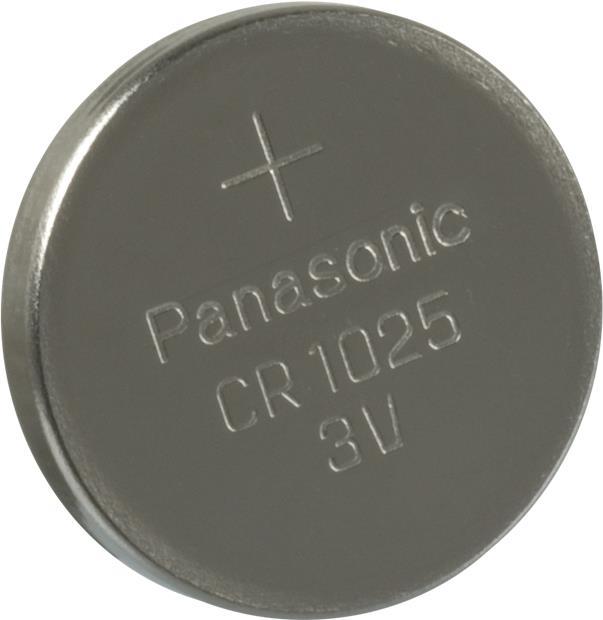 PANASONIC Knopfzelle Lithium CR1025, 30 mAh, 3V