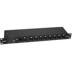 EUROLITE DMX Split 8X Splitter 3-pol galvanisch isoliert 19" Rack 1U