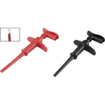 VOLTCRAFT Abgriffklemme Stecker 4 mm CAT III 1000 V, CAT IV 600 V Schwarz/Rot MSK-118 (VC-8371755)