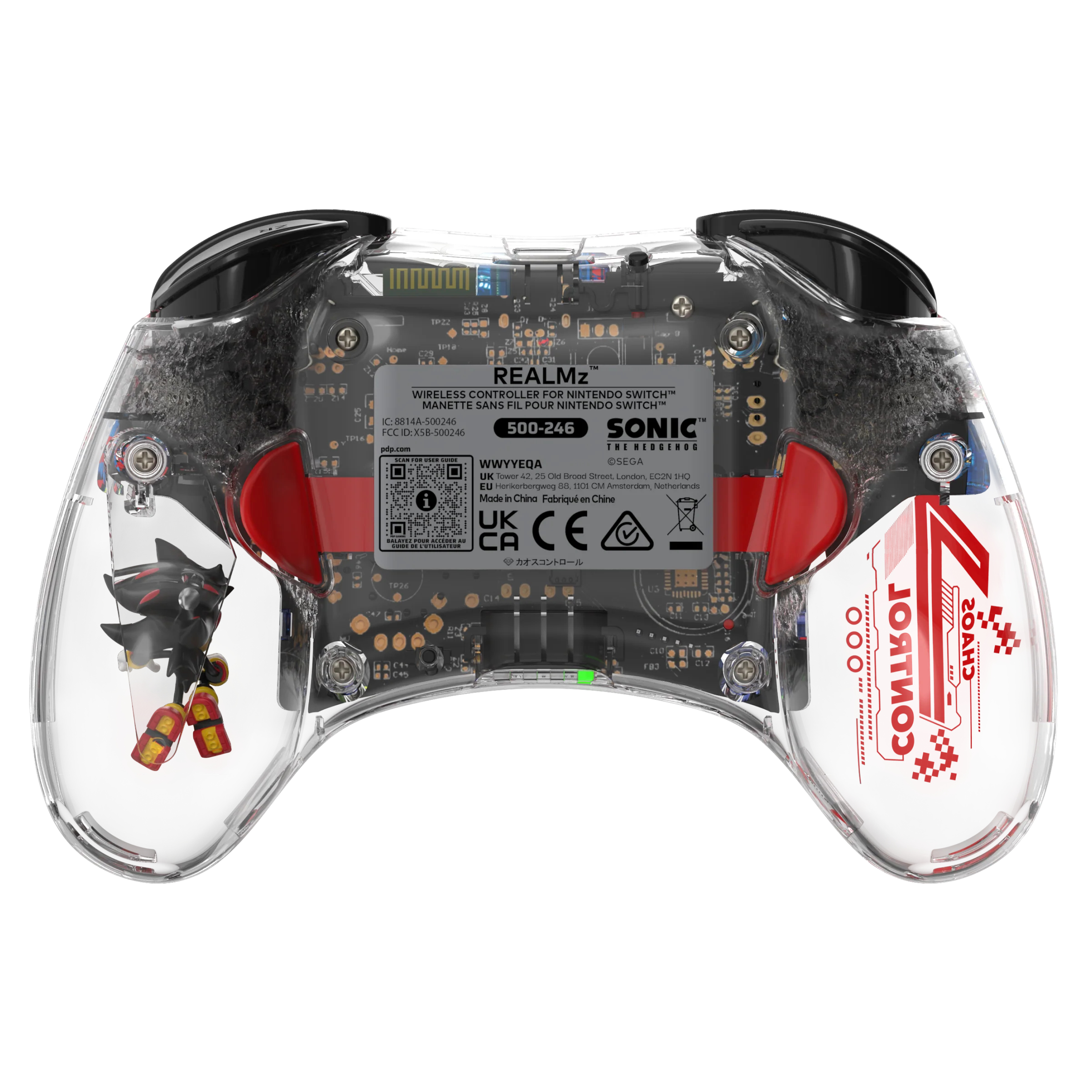 PDP REALMz Plus Wireless Controller Shadow Space Colony ARK Nintendo Switch Mehrfarbig, Transparent