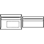 herlitz Briefumschläge DL selbstklebend mit Fenster weiss Inh.100/764746 (00764746)