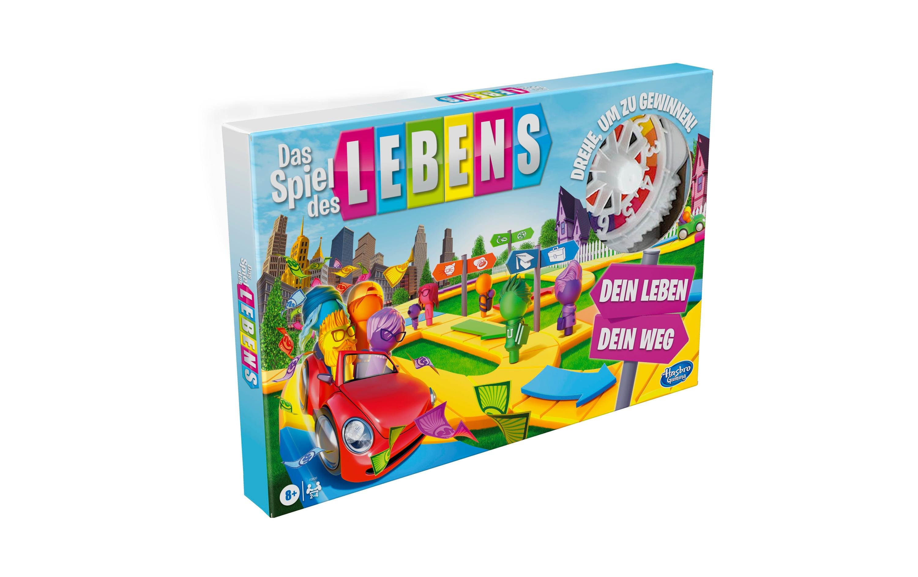 Hasbro Das Spiel des Lebens F0800 Brettspiel Familienspiel Bildend Ab 8 Jahren
