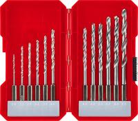 kwb 108810 HSS Metall-Spiralbohrer-Set 12teilig Schnellspannbohrfutter, Zahnkranzbohrfutter 12 St. (108810)