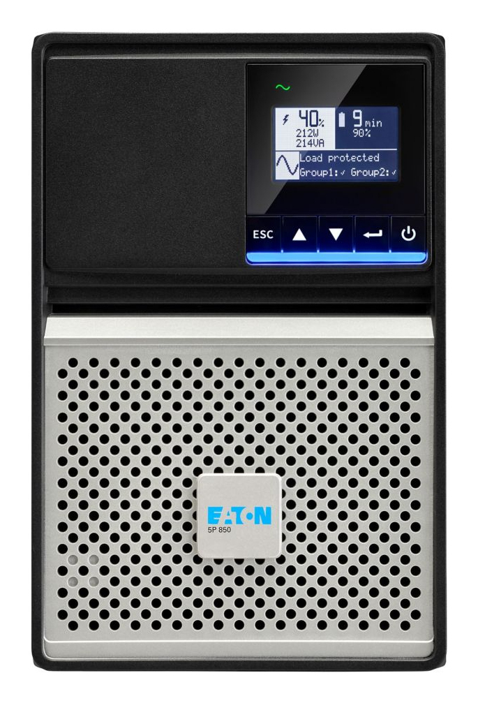 Eaton 5P 850i Gen 2 USV Tower 850 VA 680 W Schwarz/Silber