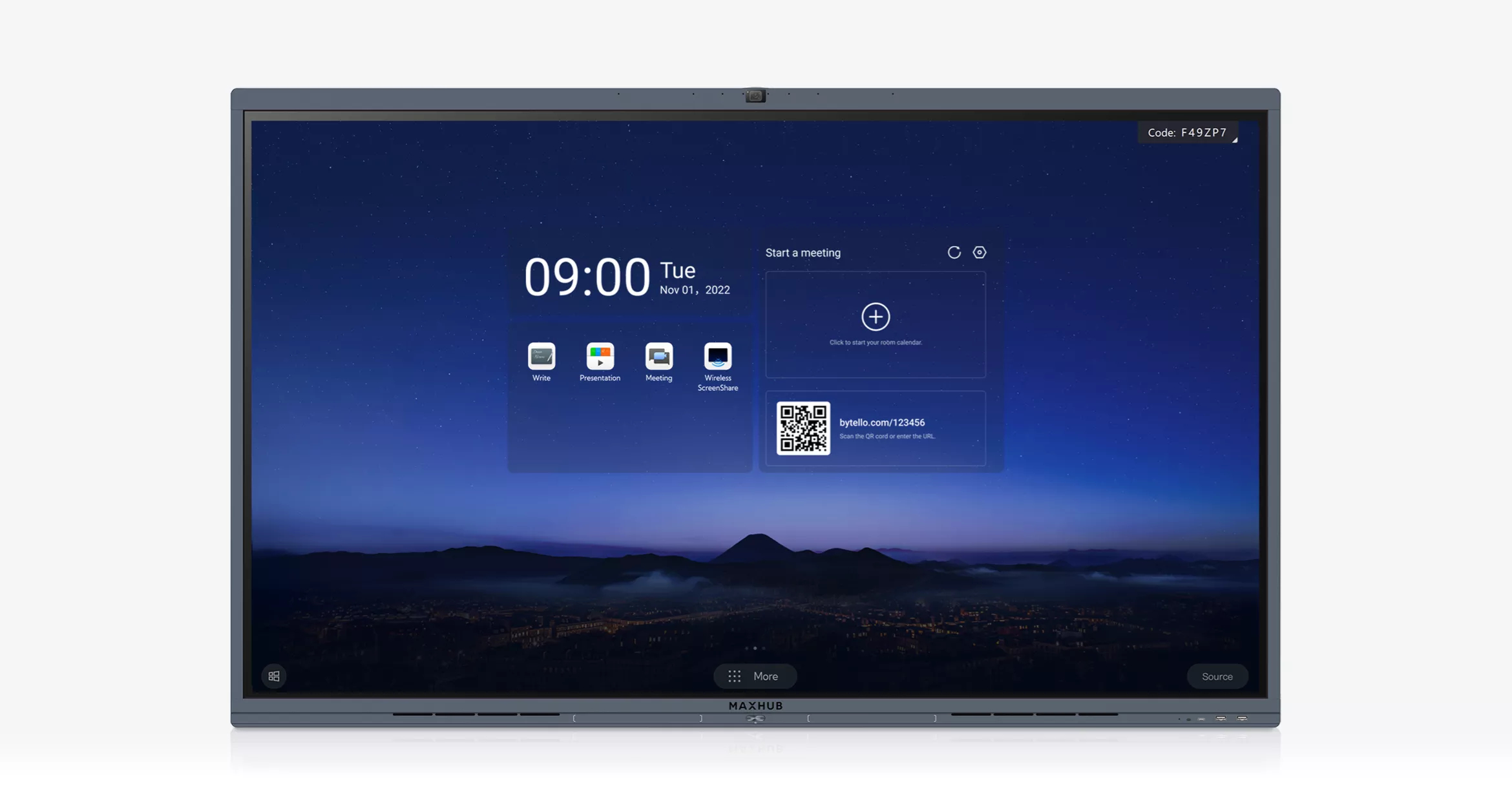 MAXHUB V6 C6530 Smart-Display 65" IPS 3840 x 2160 HDMI USB-C Schwarz