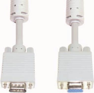 E+P HD15/HD15 - 1.8m VGA (D-Sub) VGA (D-Sub) Weiß VGA-Kabel (CC 261)