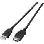 EFB-Elektronik USB2.0 Verlängerungskabel A-A, St.-Bu., 5,0m, schwarz, LSZH Hersteller: EFB Elektronik (K5205.5)