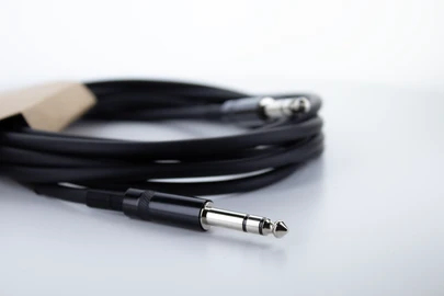 Cordial 14818 Audiokabel 2x 6,3 mm Klinke Stereo 6 m Schwarz