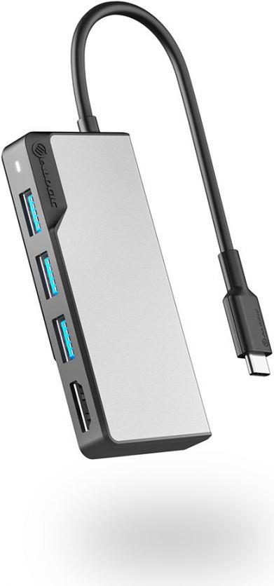 Alogic USB-C Fusion CORE 5-in-1 Hub V2 - Dockingstation (UCFUHDV2-SGR)