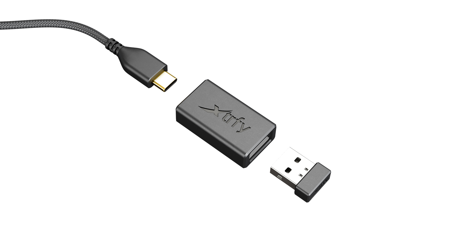 Xtrfy M8 Wireless Gaming-Maus 400-26000 DPI 55 g Schwarz