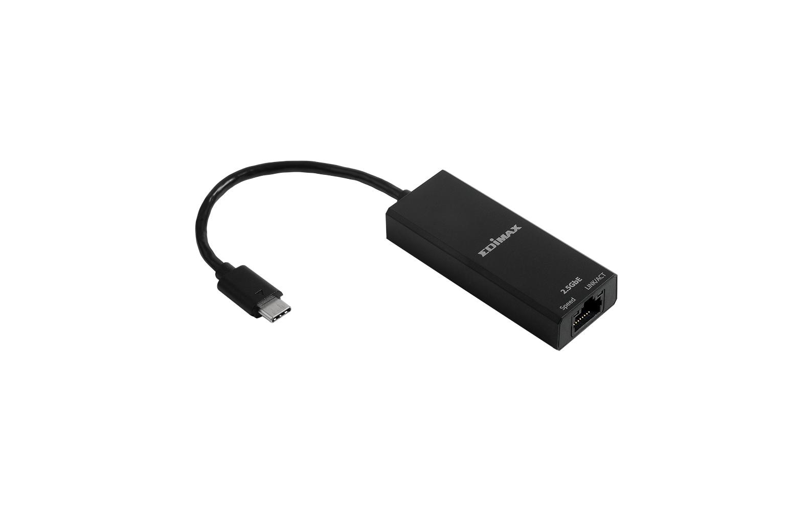 Edimax EU-4307 V2 USB-C 3.1 Netzwerkadapter 2.5 Gbit/s Schwarz