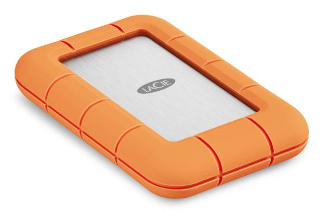 LaCie Rugged SSD4 Externe SSD 4 TB USB-C Orange, Silber