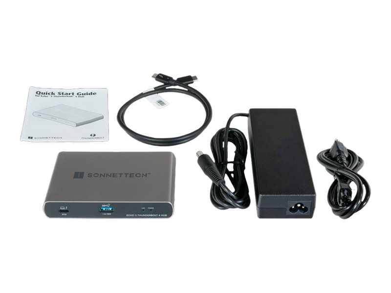 Sonnet Echo 5 Thunderbolt 4 Hub 85W Power Delivery Schwarz