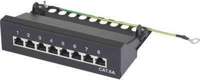 Renkforce 8 Port Netzwerk-Patchbox 25,4 cm (10") CAT 6a 1 HE (RF-3353156)