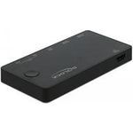 DeLOCK 11477 Tastatur/Video/Maus (KVM)-Switch Schwarz (11477)