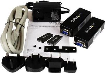 StarTech.com ST121UTPEP VGA Video Extender über Cat5 bis 80 m Schwarz